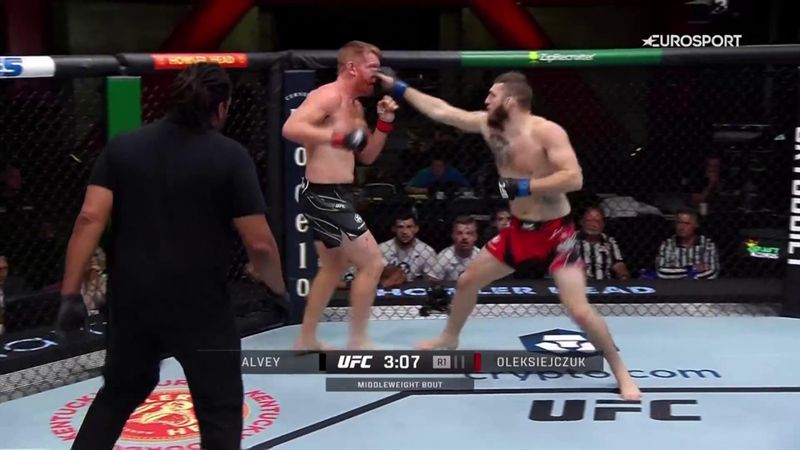 UFC Vegas 59 | Oleksiejczuk geeft Alvey geen moment kans