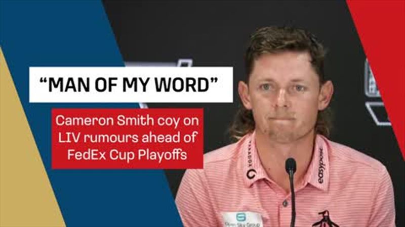 ‘I’m a man of my word’ - Smith coy on LIV Golf rumours ahead of FedEx Cup