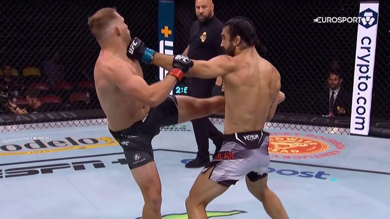 UFC San Diego | Genadeloos harde knockout overwinning voor Quinlan