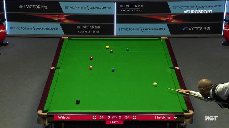 'Now that is a great shot!' - Hawkins drains inspired red to kick-start crucial break