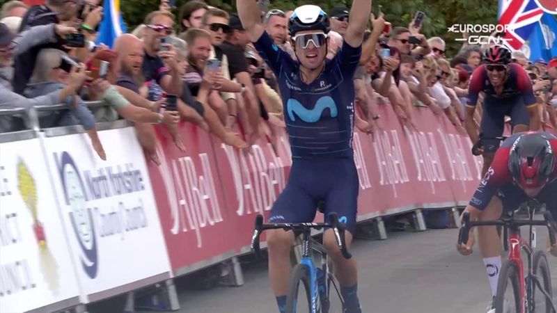Final 4ª etapa: Gonzalo Serrano gana 'a lo Valverde' ante Pidcock y es nuevo líder