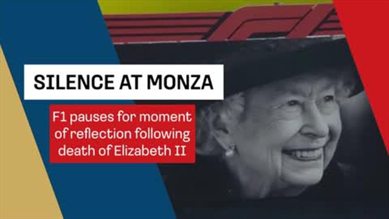 Silence at Monza as F1 pauses to reflect on death of Queen Elizabeth II