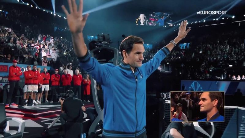 Laver Cup | Federer onder indruk van prachtige afscheidsvideo met alle hoogtepunten