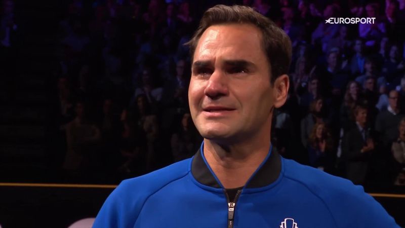 Tårene trillet for Federer etter avskjedskampen: – En perfekt reise