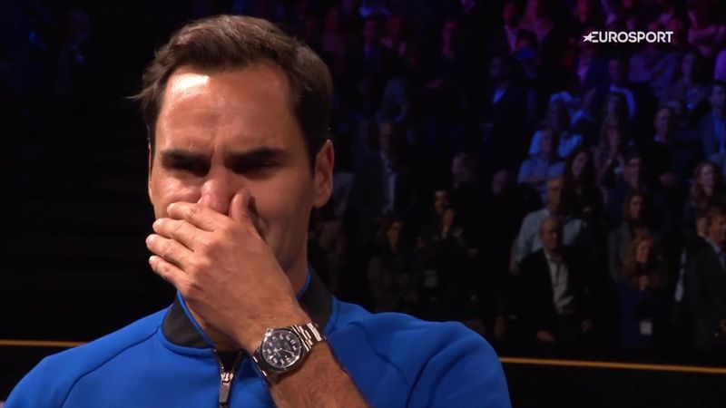 Federer scoppia in lacrime: "Giornata perfetta, la rifarei da capo"