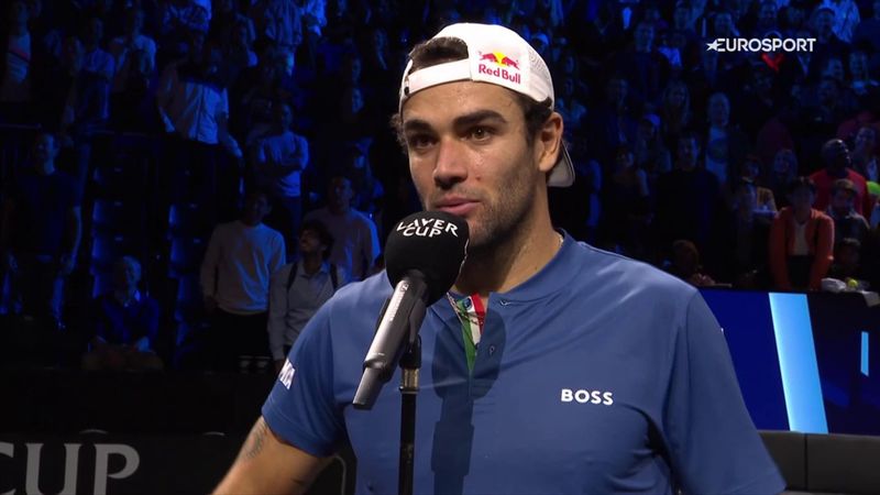 'He is my idol' - Berrettini gushes about Federer after Laver Cup victory