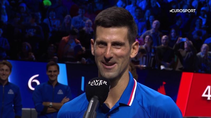 'Beautiful moments' - Djokovic hails Federer in emotional interview at Laver Cup