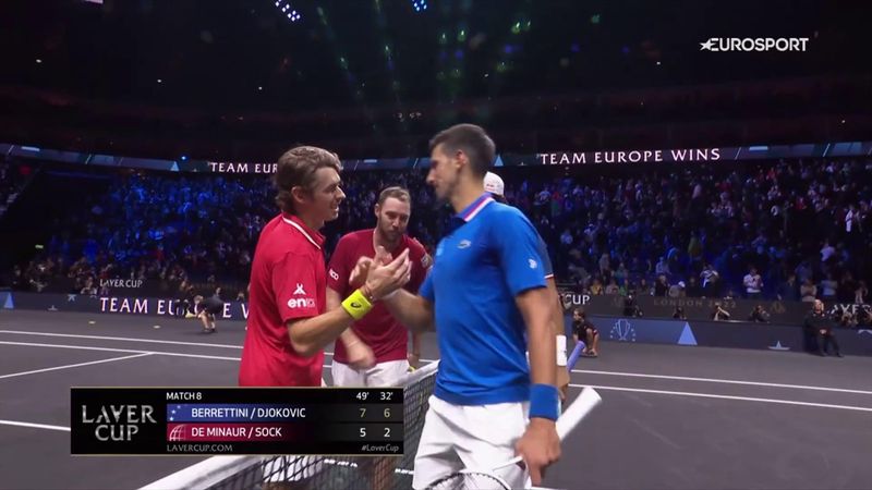 Laver Cup | Djokovic wint twee keer op avond en bezorgt Team Europa grote voorsprong