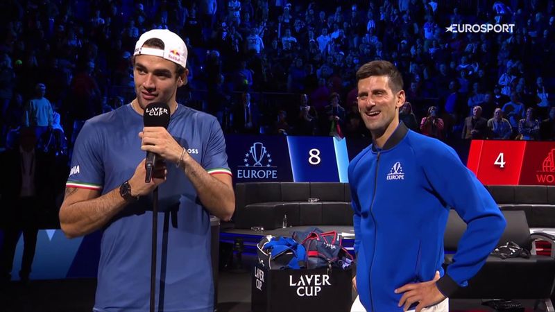 'Completely different game' - Djokovic on doubles after win with Berrettini at Laver Cup