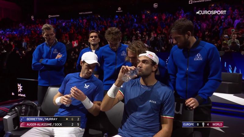 'So good' - Federer leads team advice for Murray and Berrettini in doubles