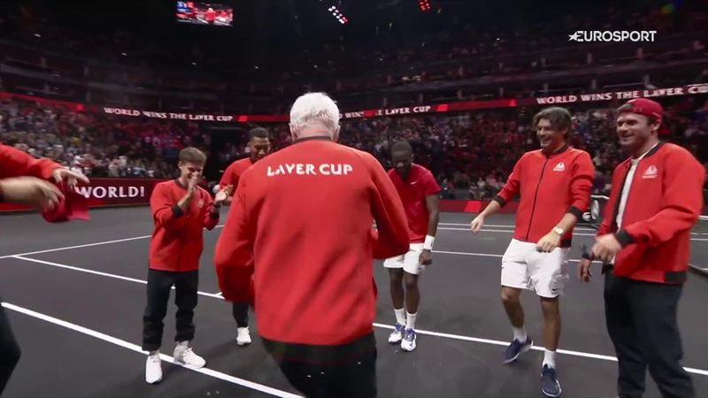 McEnroe dances as Team World celebrate wildly as new Laver Cup champions