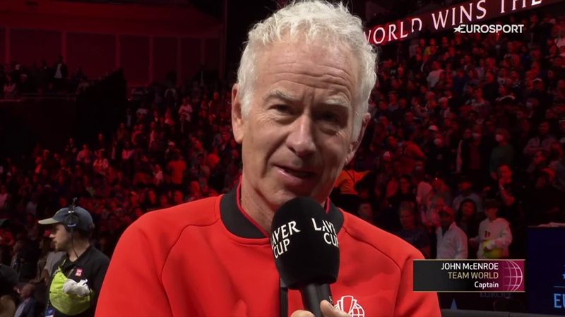 'No one beats Team World five times in a row!' - McEnroe basks in Laver Cup glory
