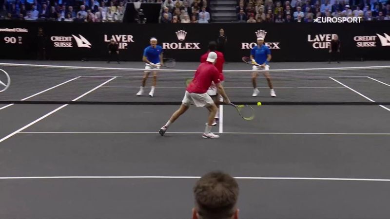 Laver Cup | Niet Federer of Nadal, maar Sock maakt mooiste punt van dubbelspel