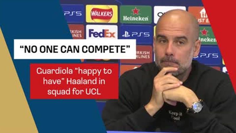 Guardiola: 'No-one can compete' with City's star striker Haaland