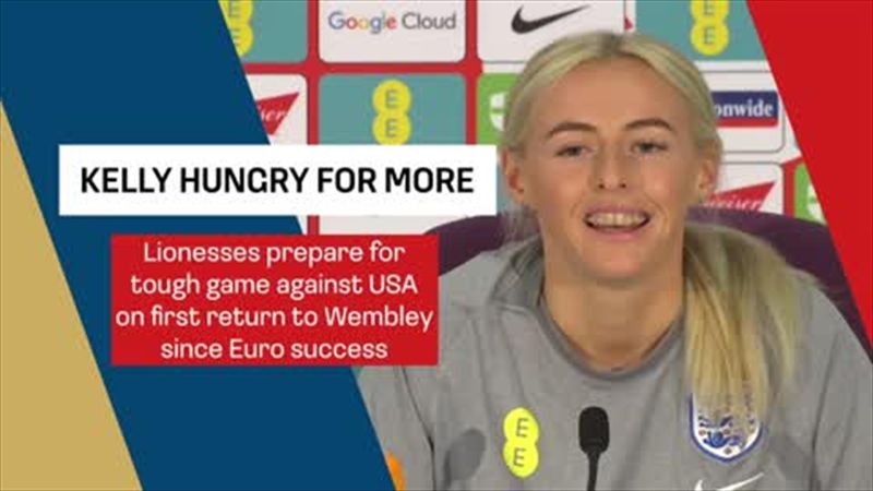 Lionesses prepare for tough game against USA on first return to Wembley since Euro success