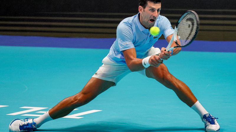 Gnadenlos gut: Djokovic fegt van de Zandschulp vom Platz