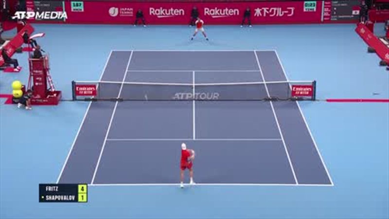 Highlights: Fritz downs Shapovalov to reach Japan Open final