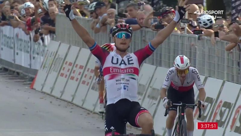 La vittoria di Trentin al Giro del Veneto (Eurosport)