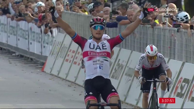 Final Giro del Véneto: Trentin hace lo que quiere y se lleva la victoria con autoridad