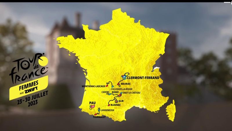 Tour de France Femmes 2023: Der gesamte Streckenverlauf