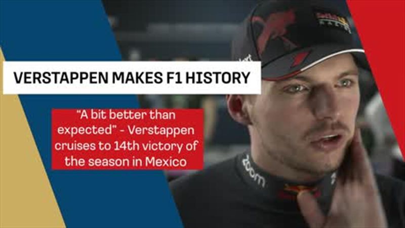 'So, so proud' Verstappen reacts to breaking F1 season win record