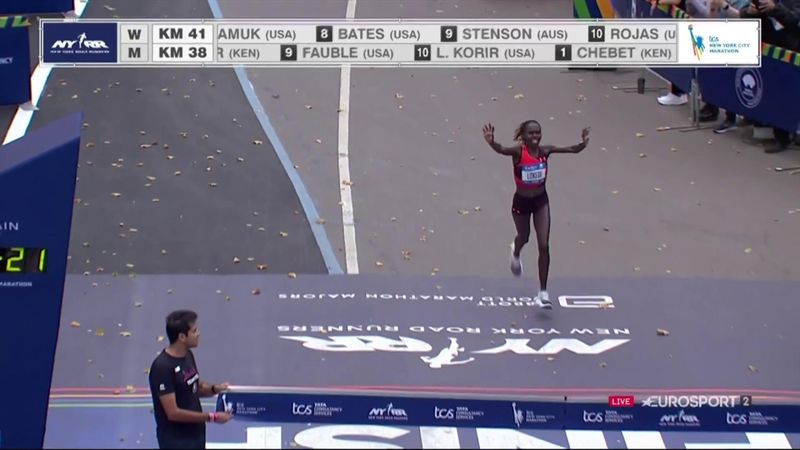 Sharon Lokedi se proclama campeona en Nueva York con una arrancada a 2 km de meta