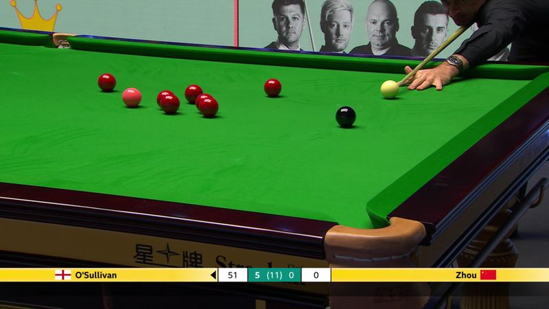 Watch O'Sullivan close out victory over Zhou in style at UK Championship