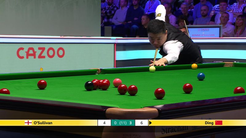 'You are kidding - wow!' - Ding drains crazy fluke as O'Sullivan watches on