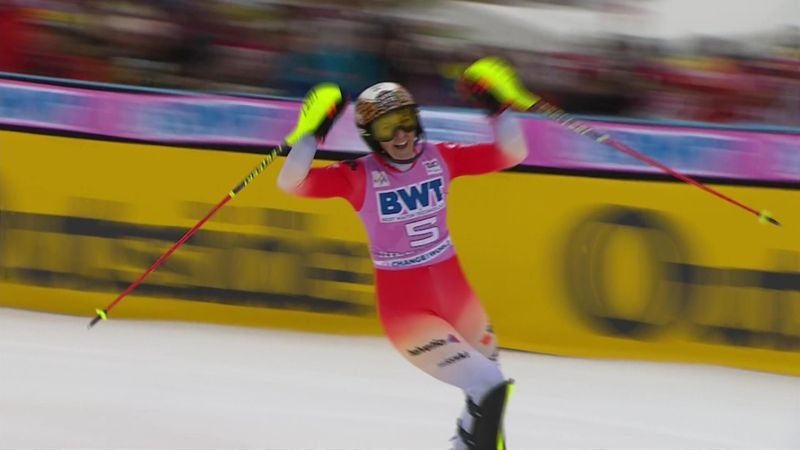 ‘They can’t split them!’ - Holdener and Swenn-Larsson win women's slalom in Killington