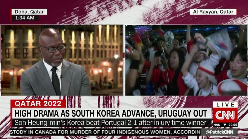 South Korea advance to round of 16, Uruguay are out