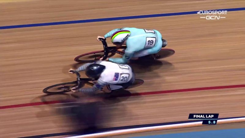 Lavreysen pips Richardson in thrilling sprint final