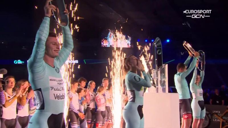 'Sensational scenes' - UCI Track Champions League 2022 trophy ceremony