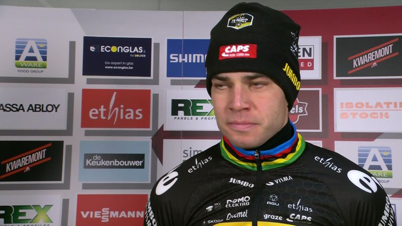 Van Aert happy with ‘unexpected podium result’