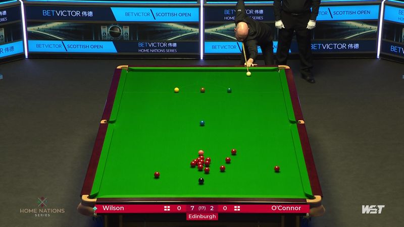 Wilson crunches in long pot to start 10th frame of Scottish Open final