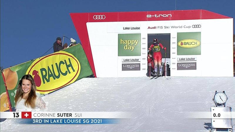 Watch Suter's stunning run as she clinches Super G victory at Lake Louise