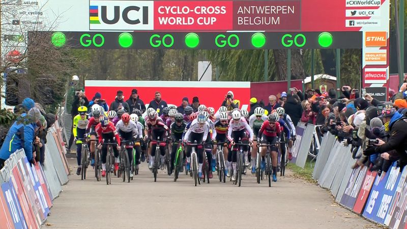 Highlights: Van Empel storms to victory in cyclo-cross race in Antwerp