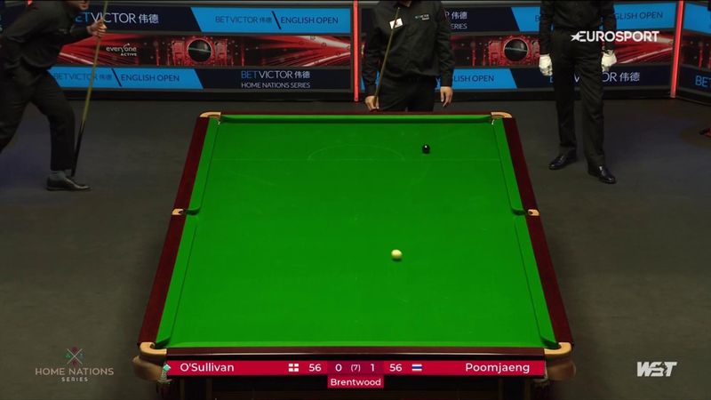 'What is going on?' - O'Sullivan and Poomjaeng's bizarre battle on re-spotted black