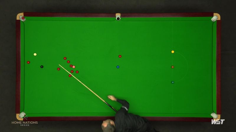 Watch: Overhead view of spectacular Mark Williams 147 in English Open quarter-final