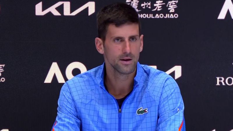 Finale gegen Tsitsipas vergessen: Djokovic sorgt für Lacher