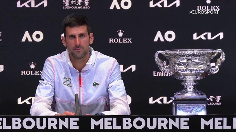 'I emotionally collapsed' - Djokovic on tearful embrace with team after 10th Australian Open title