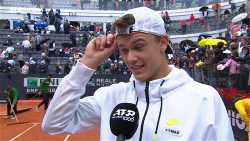 'It's crazy!" - Rune on beating Djokovic and Ruud on run to final in Rome