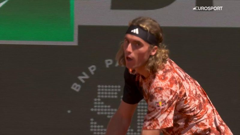 'Sluggish start for Tsitsipas' – Vesely takes early lead against No. 5 seed