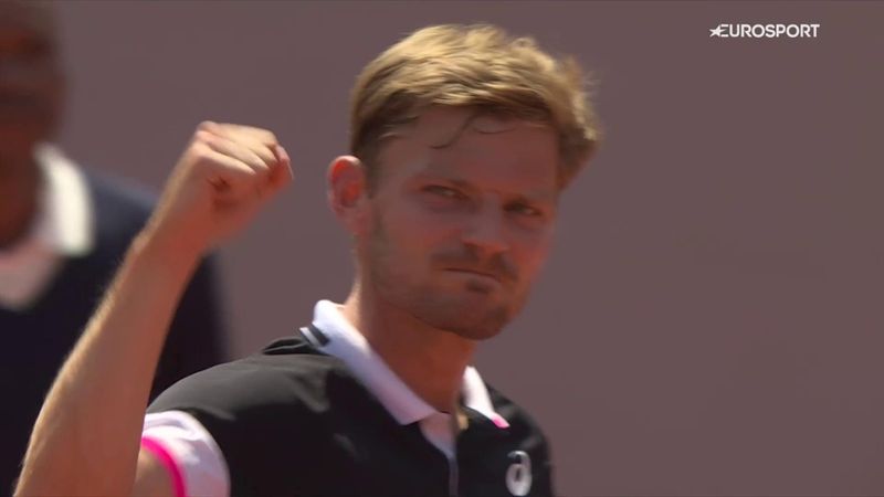Goffin wygrał 4. seta w starciu z Hurkaczem w meczu 1. rundy Roland Garros