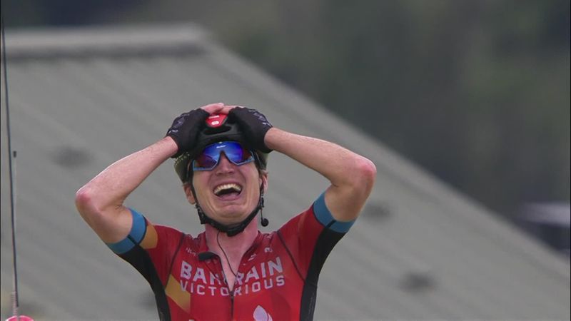 Highlights: Delighted Padun wins Stage 7 as Porte seizes yellow