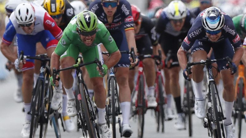 Watch Mark Cavendish's stunning Stage 6 win as his Tour de France comeback story continues