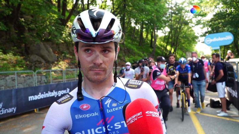 Mauro Schmid utilfreds med afslutningen på 19. etape: Det var ikke en fair sprint