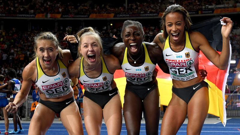 Em 2018 In Berlin Heike Drechsler Weitsprung Legende Und Kampfrichterin Leichtathletik Video Eurosport