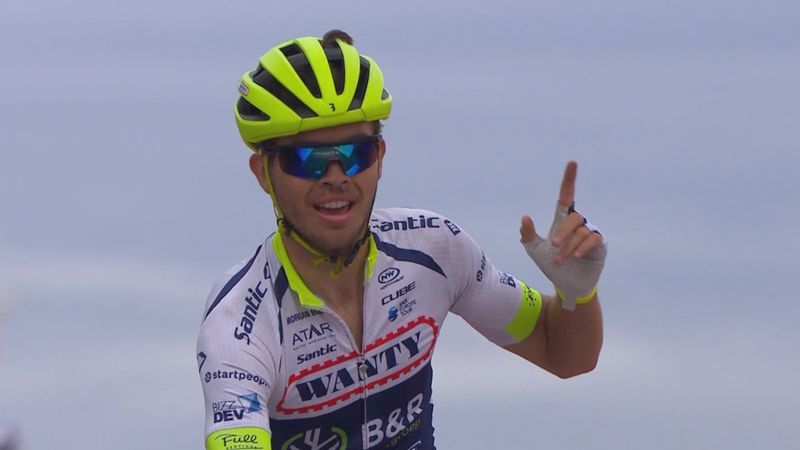 Stage 3 finish: Odd Christian Eiking takes victory for Norway at top of Storheia