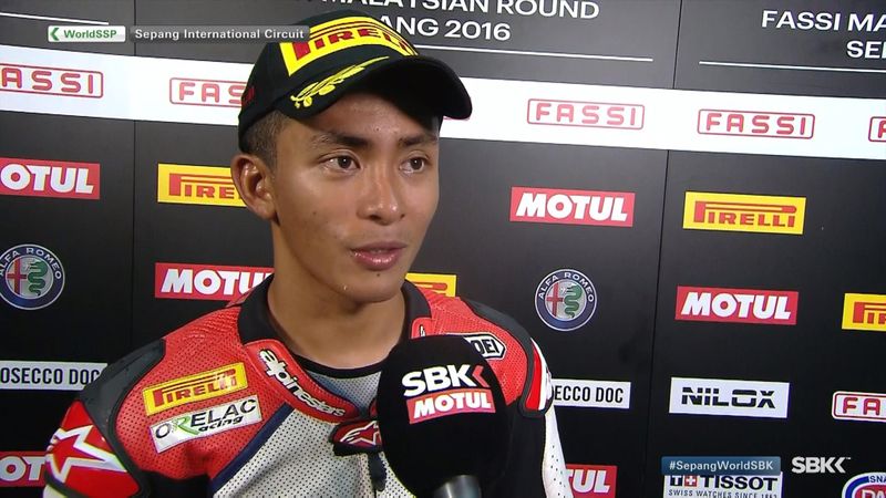 Khairuddin: I nearly lost the front of the bike on the last lap