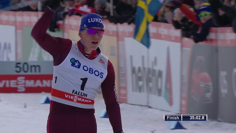 Bolshunov wins by huge margin in Men's 15km Pursuit